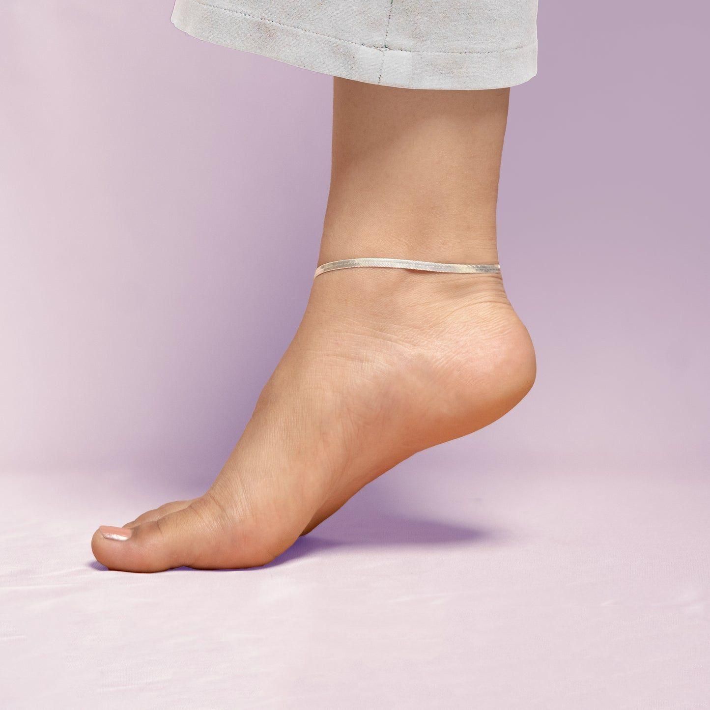 Snake Anklet (Anti-Tarnish) – TIARA JEWELS