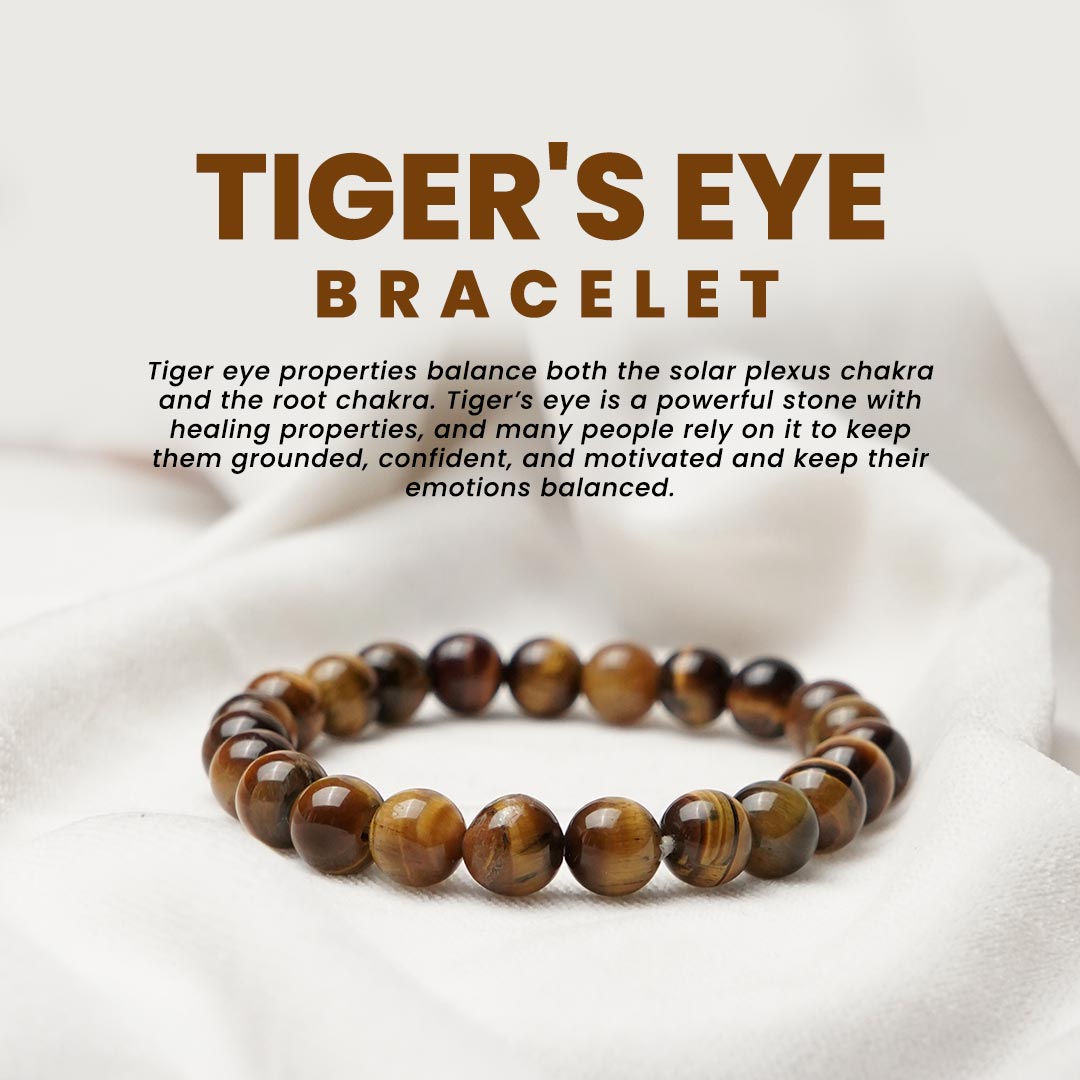 Original Tiger Eye Bracelet - To Gain Success & Stability in Life