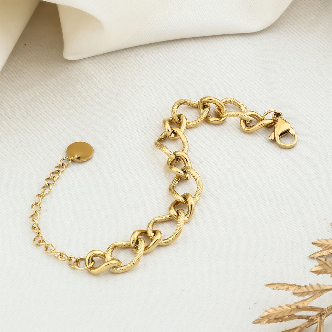 Classic link chain bracelet