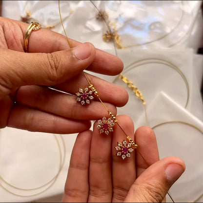 Invisible chain necklace