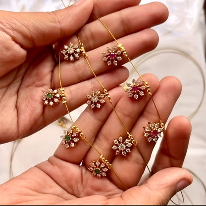 Invisible chain necklace