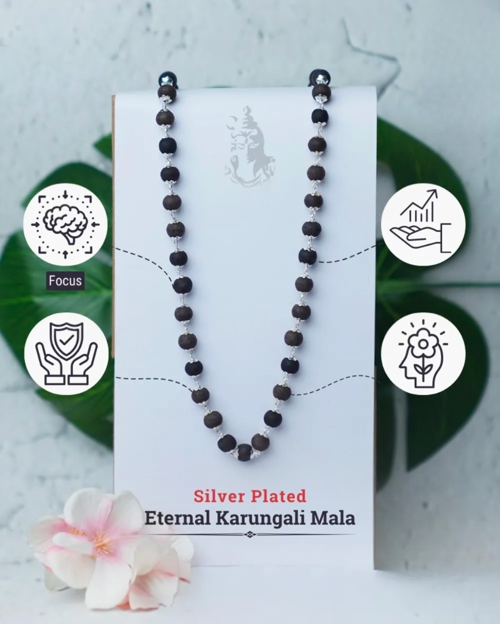 Eternal Karungali Mala - Natural Ebony Wood