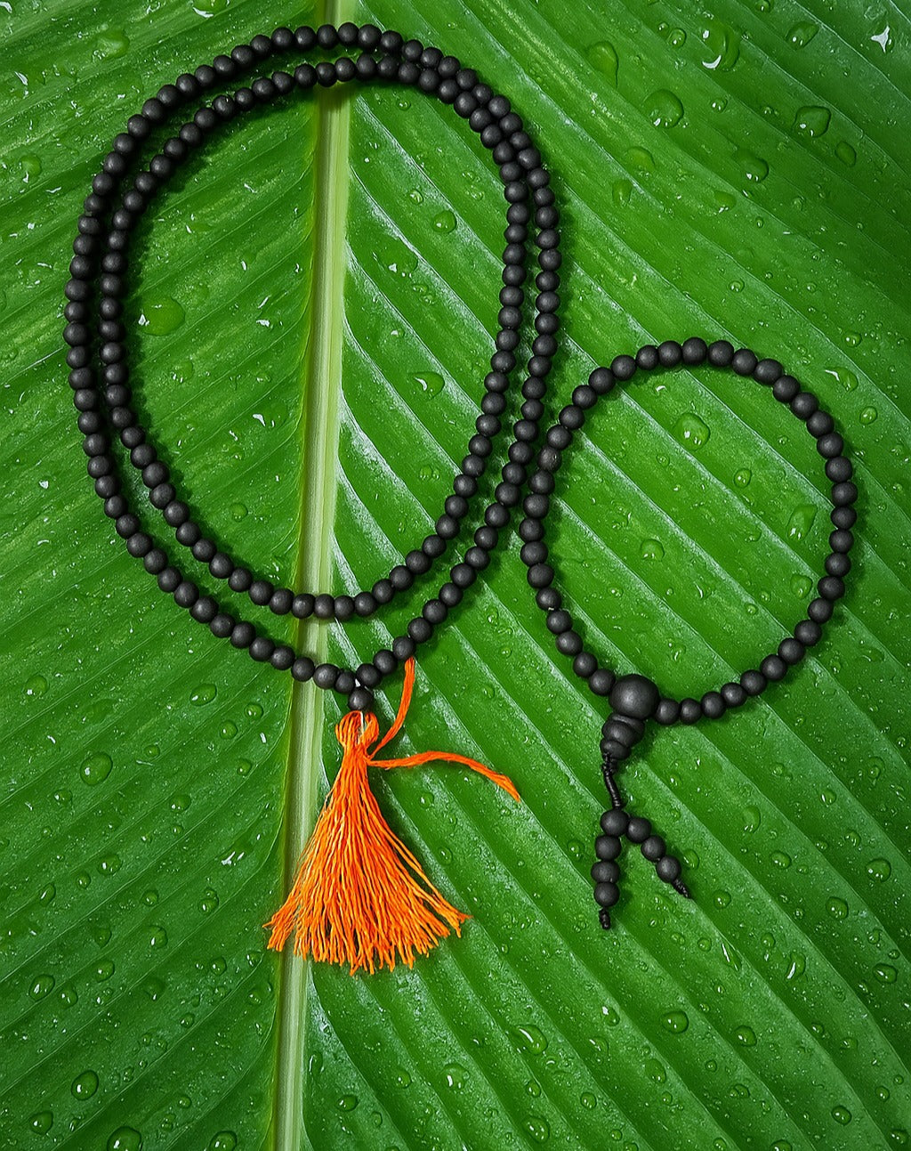 Original Karungali Malai 108-Beads Ebony Wood with Govt. Certified