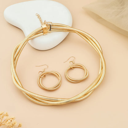 Spring Ear Rings and Bracelet Combo