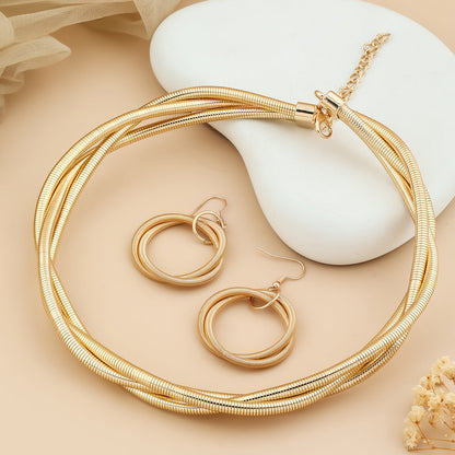 Spring Ear Rings and Bracelet Combo