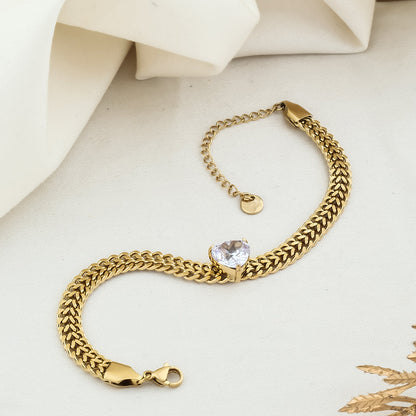 Snake mani adjustable bracelet