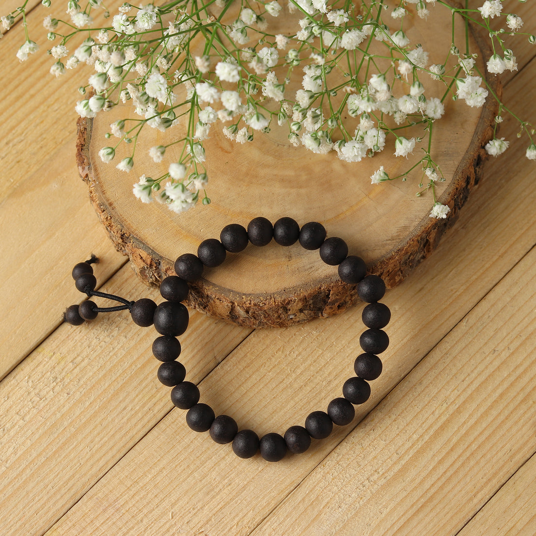 Karungali Malai Bracelet with Govt. Certification