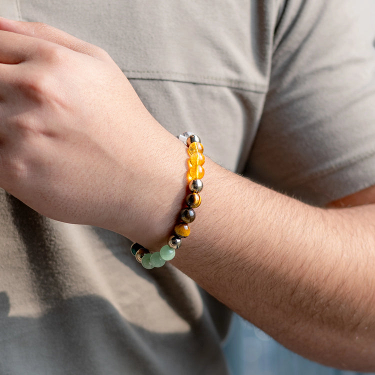 Money Magnet Pyrite Bracelet - (Certified)