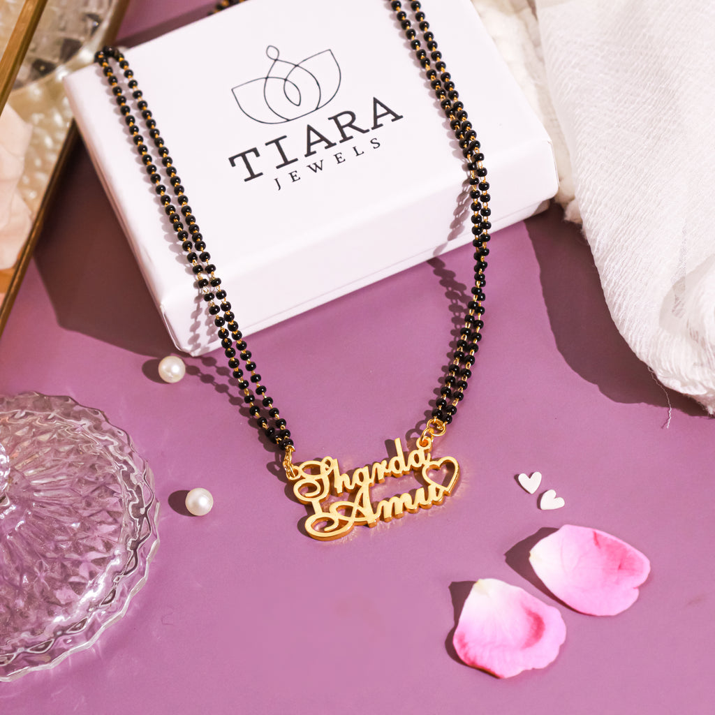 COUPLE NAME MANGALSUTRA (DESIGN NO 4)